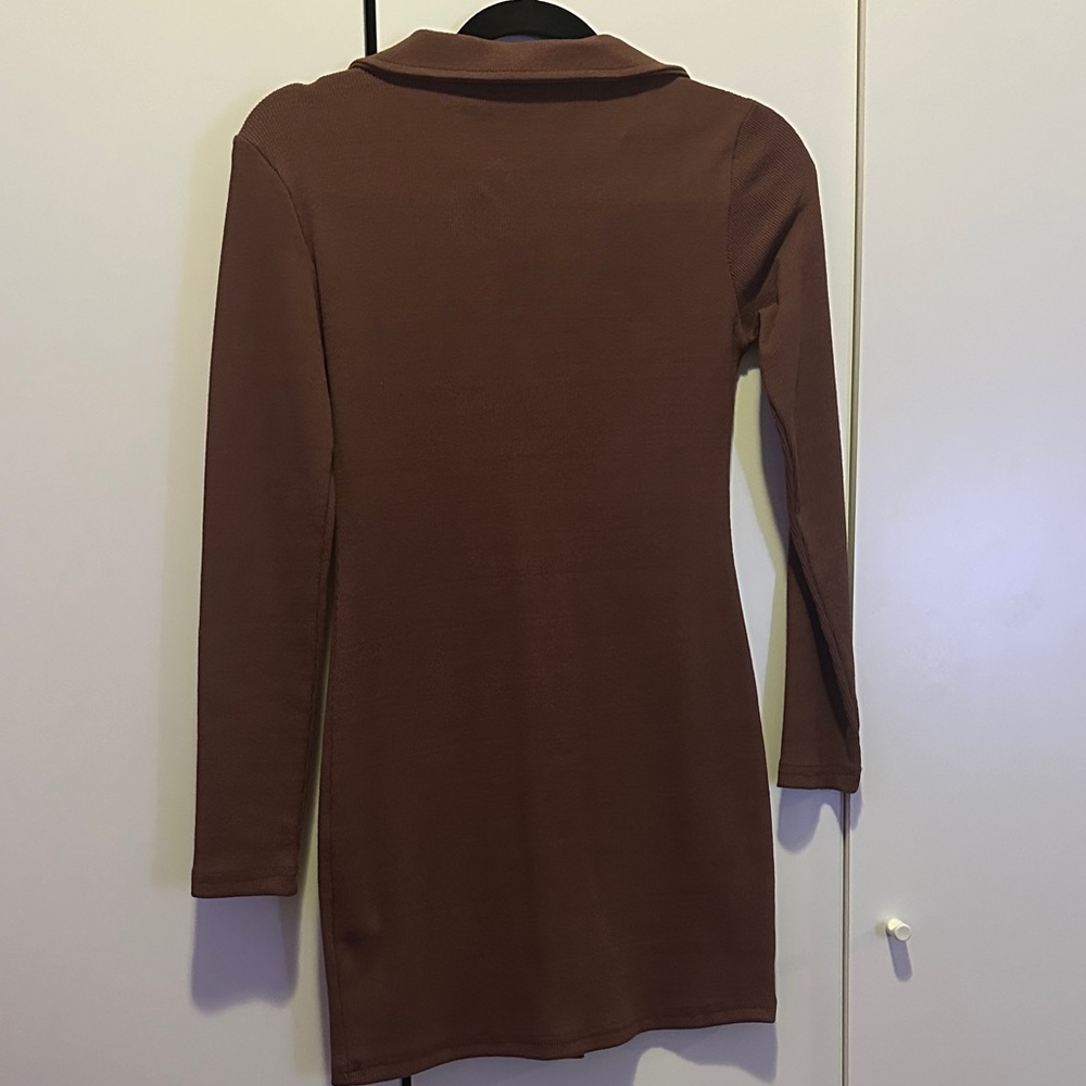 Mini Button Dress - Picture 3 of 3